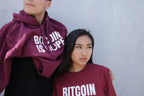 Bitcoin Is Dope Genesis HODLers Premium Hoodie Burgundy Edition