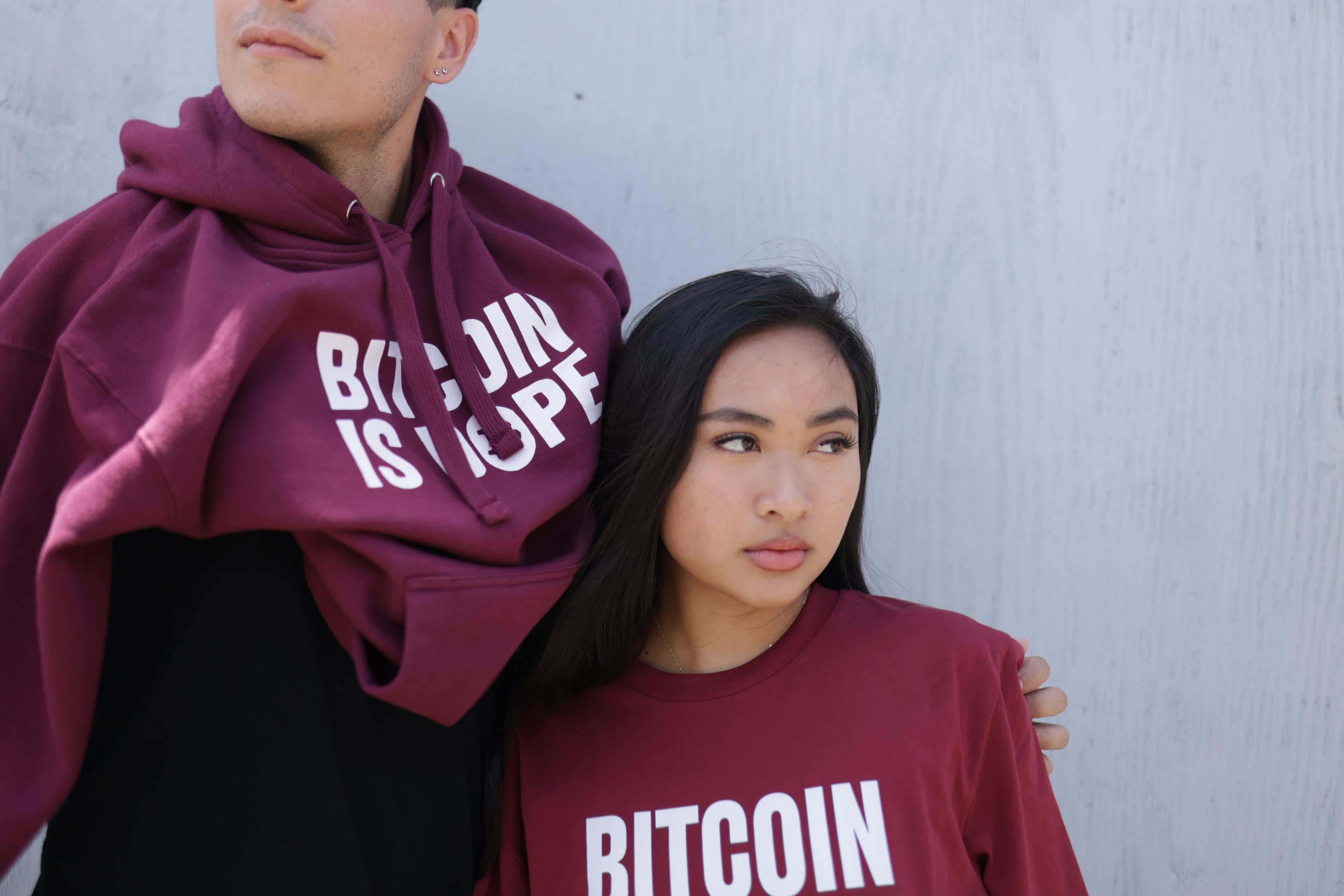 Bitcoin Is Dope Genesis HODLers Premium Hoodie Burgundy Edition