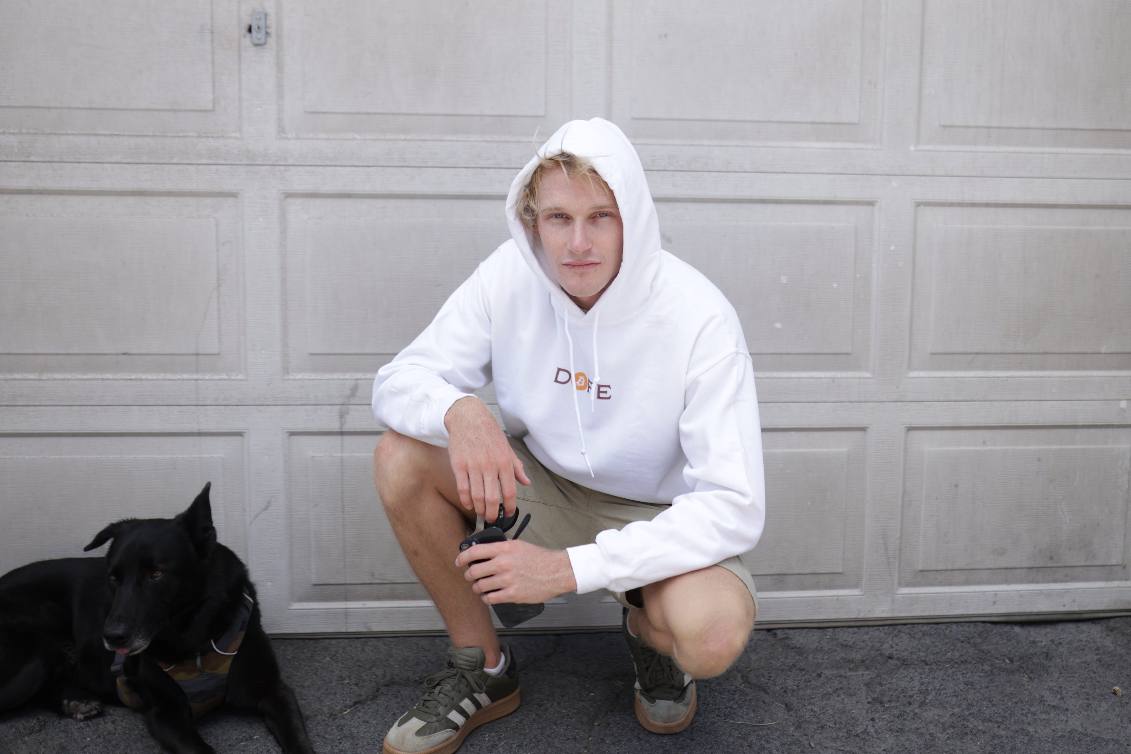 Bitcoin Is Dope D₿pe Genesis Hoodie White Edition
