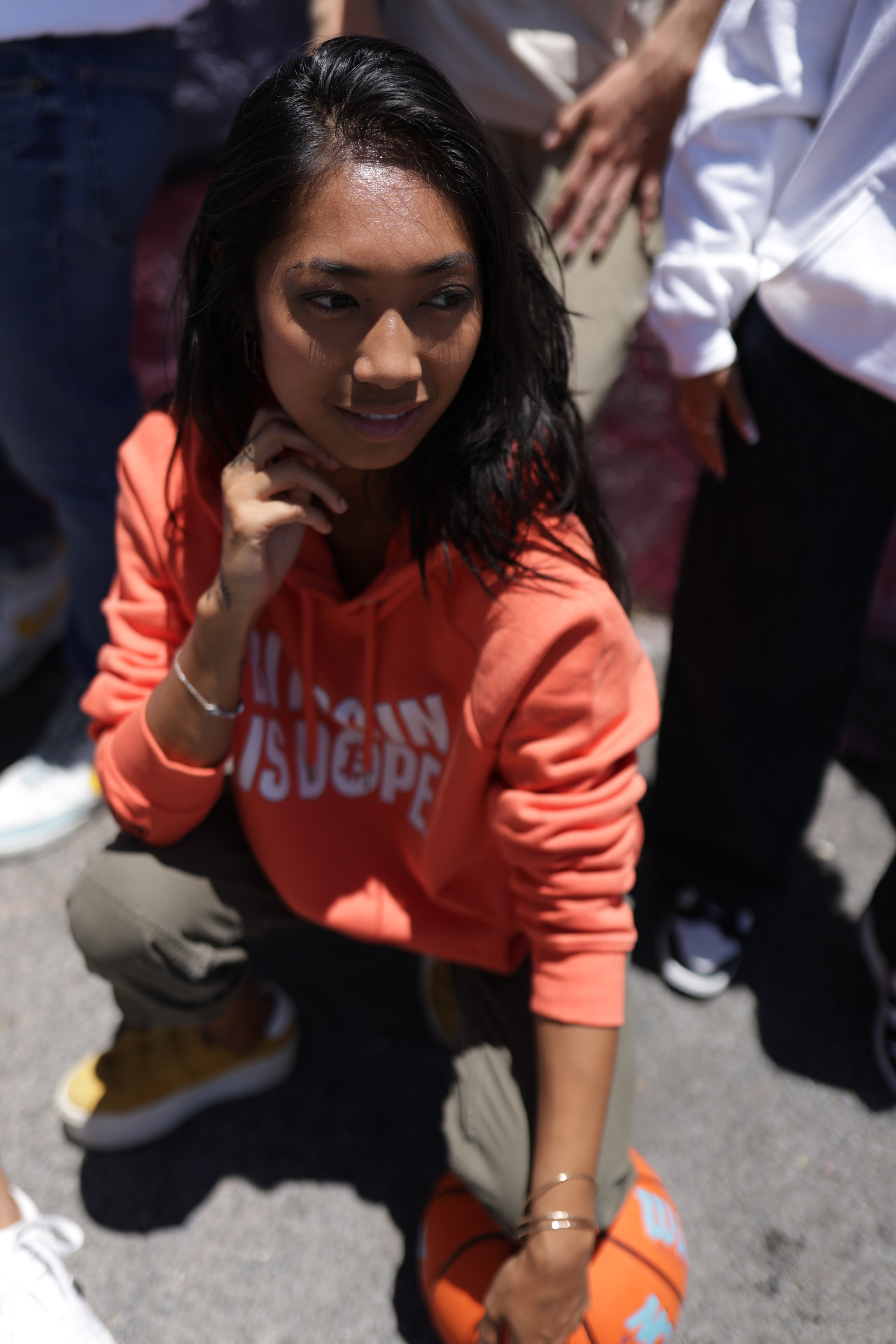 Bitcoin Is Dope Genesis HODLers Premium Hoodie Bitcoin Freedom Orange Edition