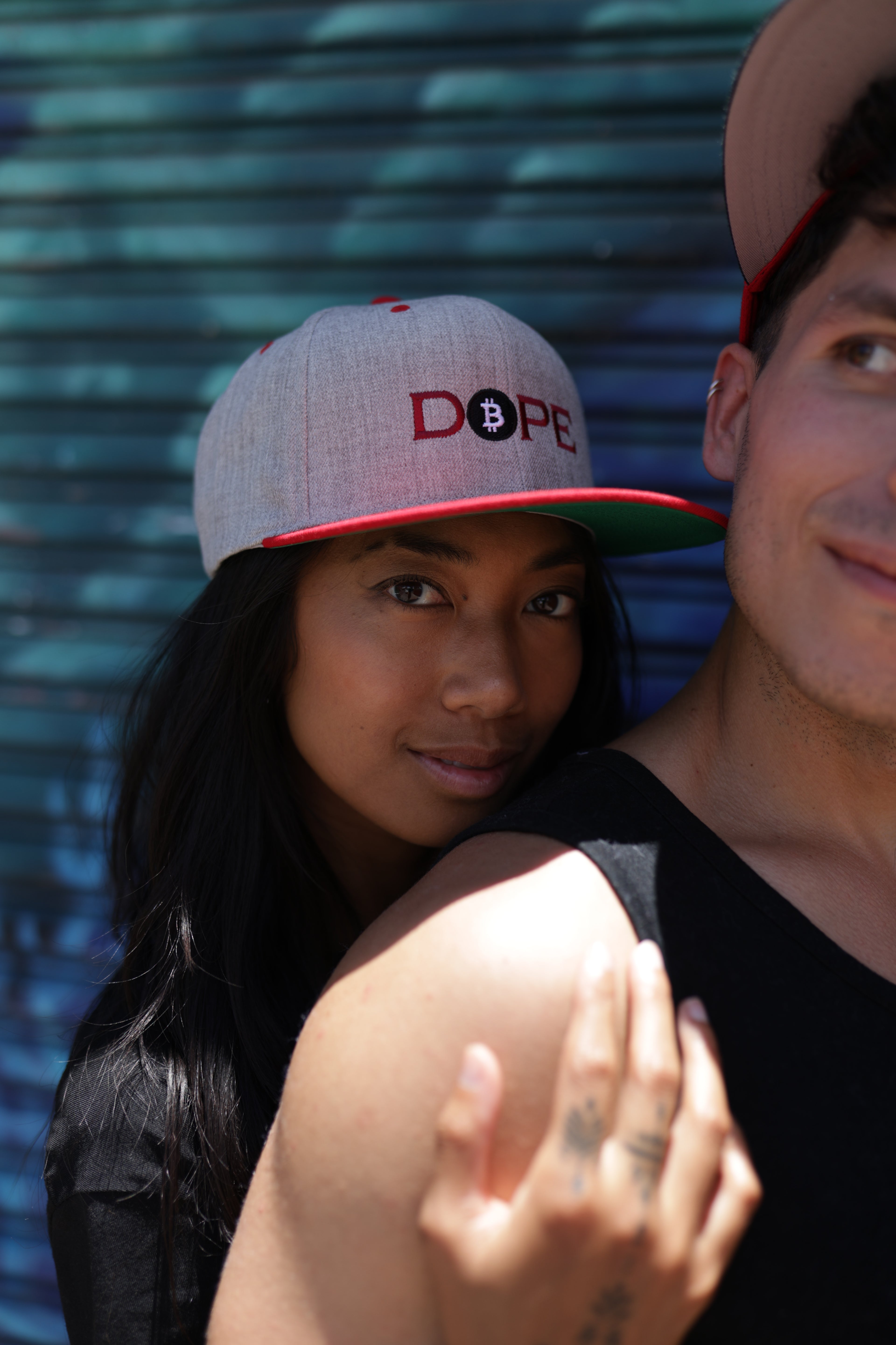 Bitcoin Is Dope D₿pe Genesis Snapback Hat Heathers + Red Edition