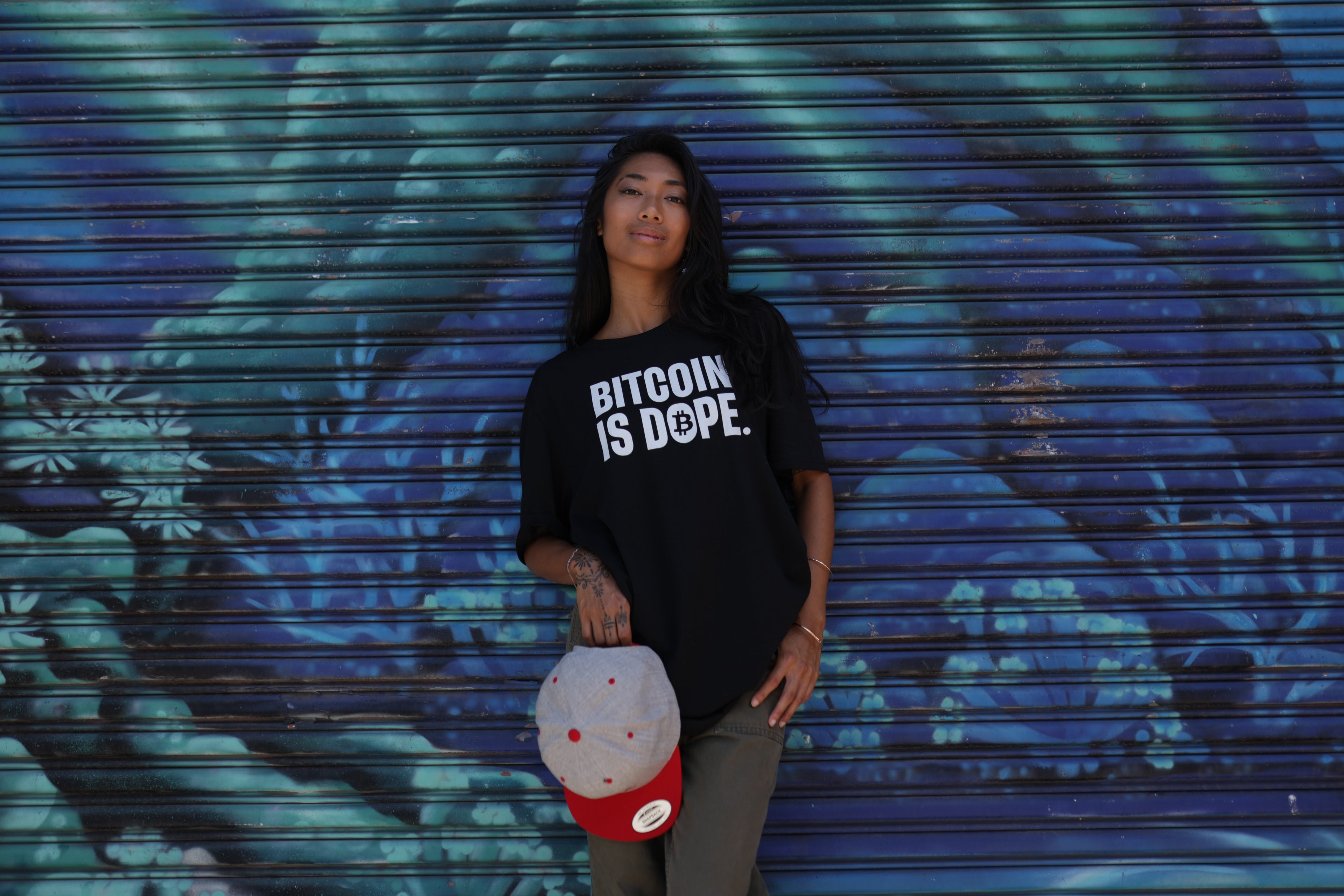 Bitcoin Is Dope D₿pe Genesis Snapback Hat Heathers + Red Edition