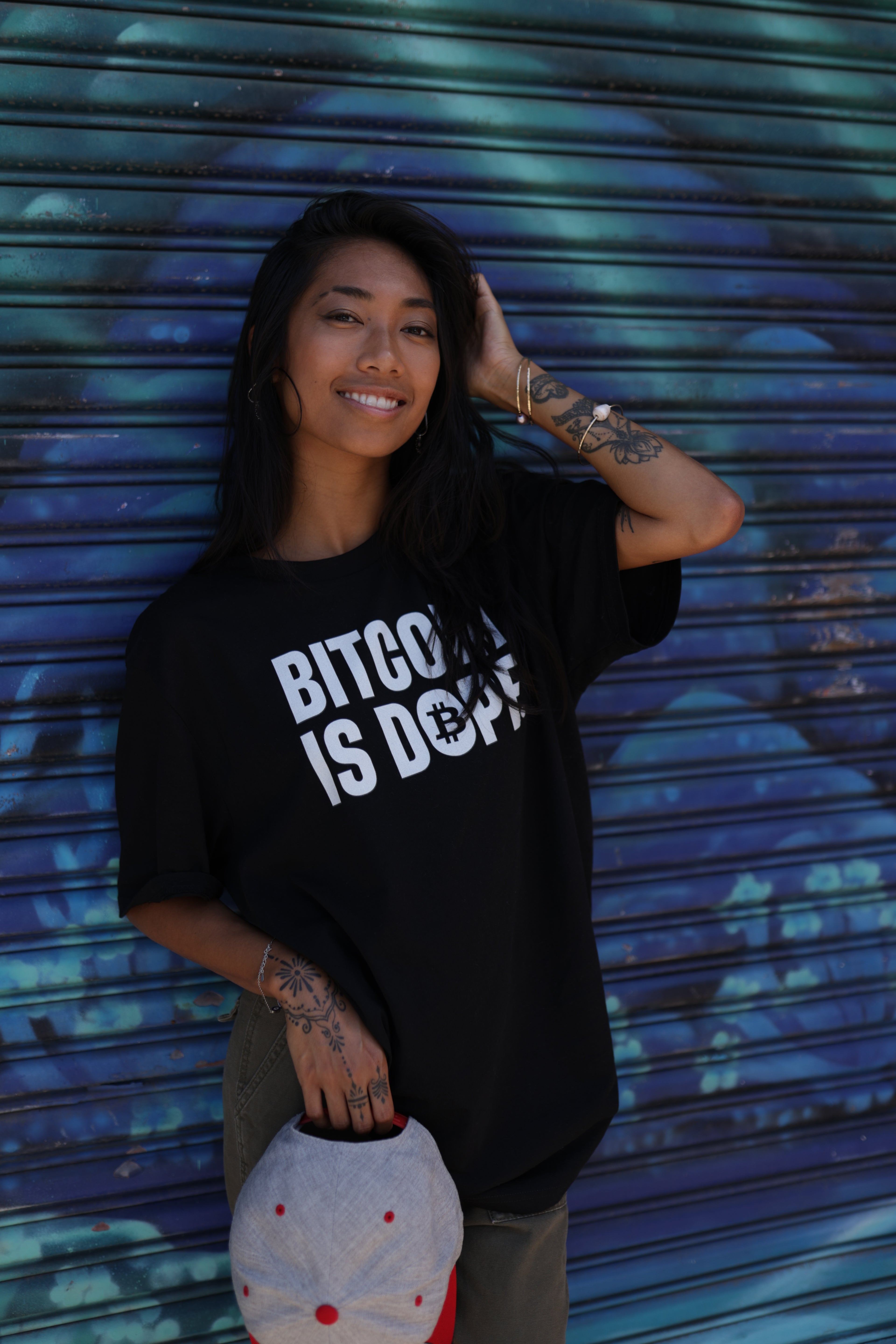Bitcoin Is Dope D₿pe Genesis Snapback Hat Heathers + Red Edition