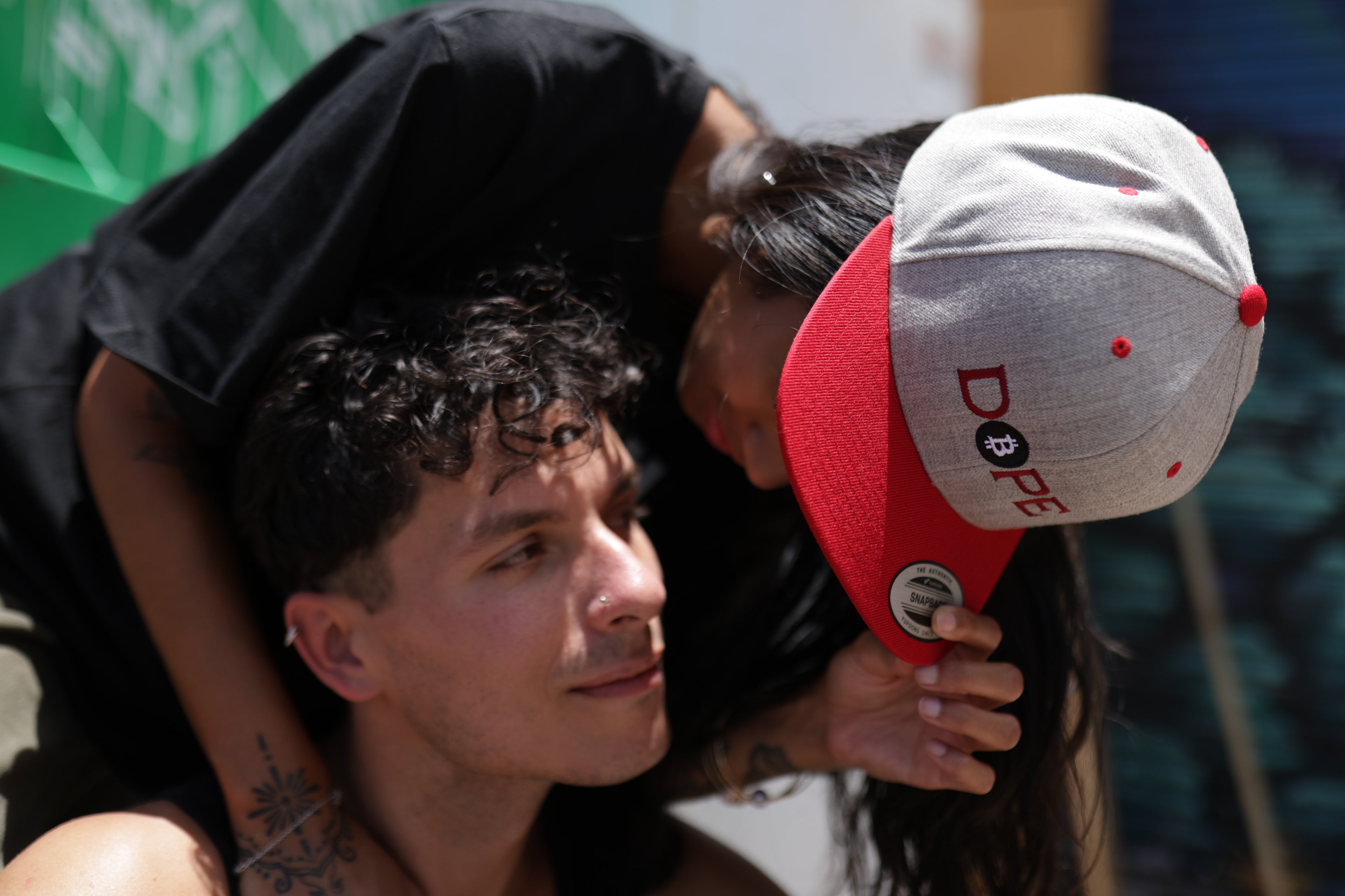 Bitcoin Is Dope D₿pe Genesis Snapback Hat Heathers + Red Edition