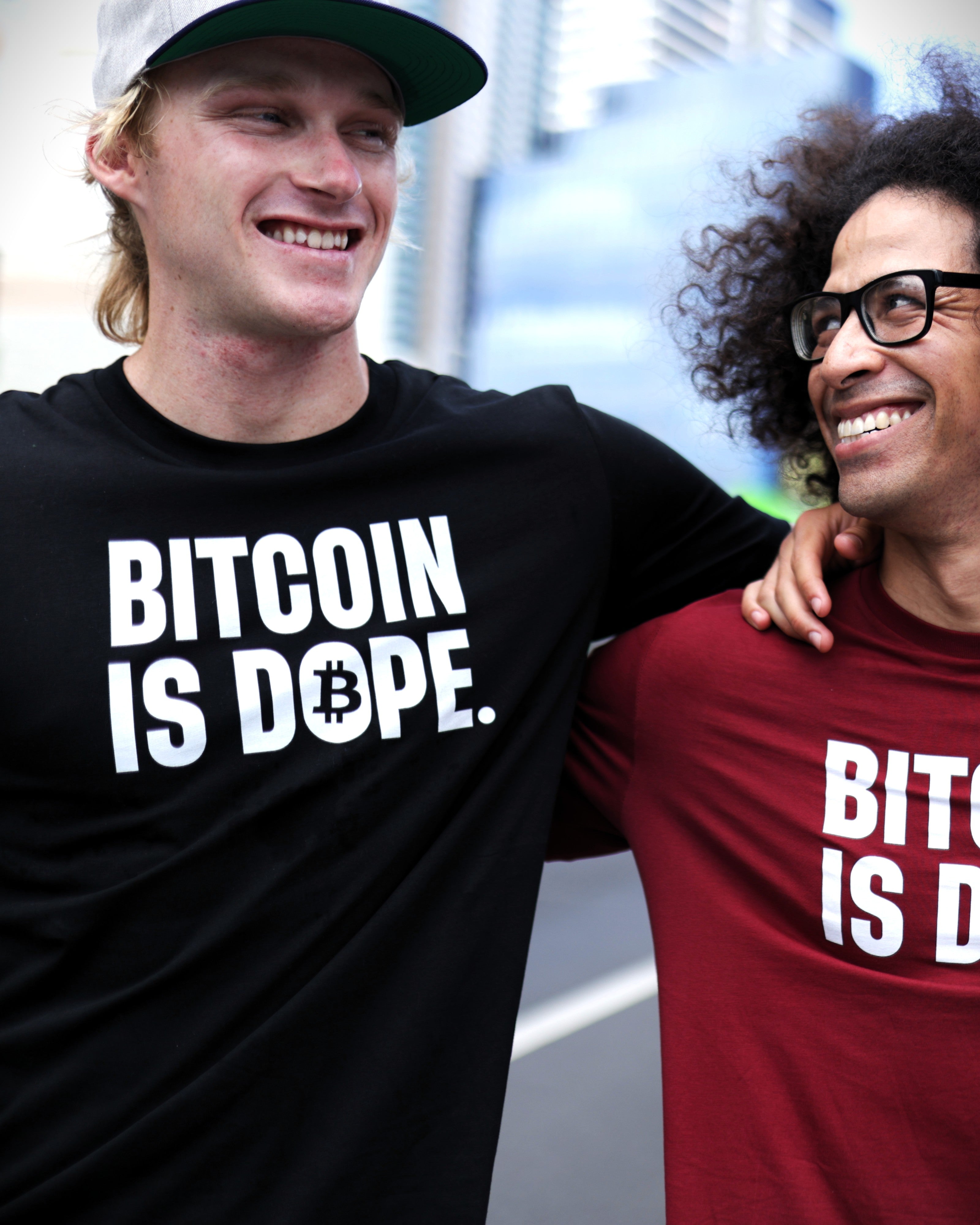 Bitcoin is Dope Genesis Dr₿p Premium Tee Shirt Bitcoin Freedom Black Edition 100% cotton