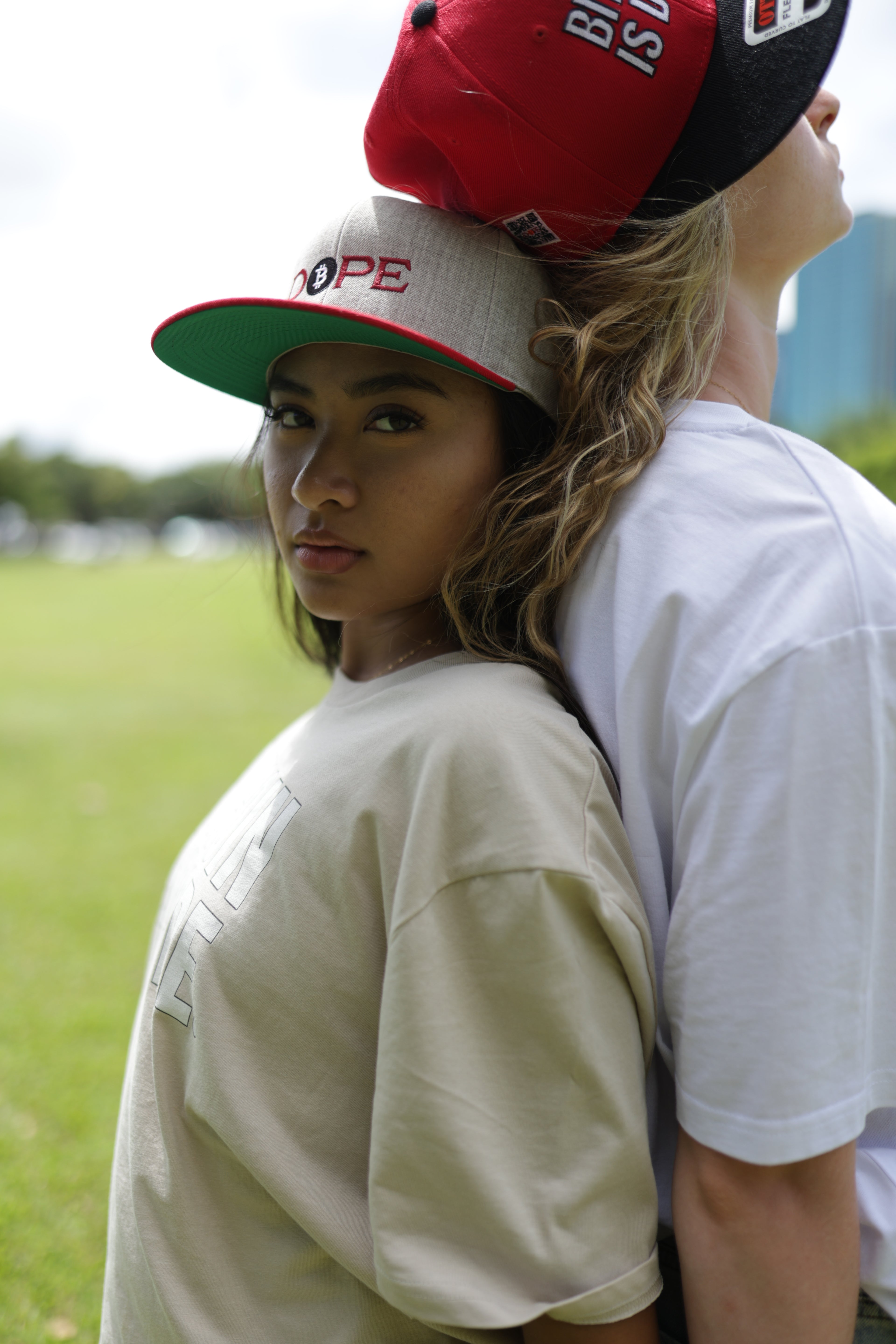 Bitcoin Is Dope D₿pe Genesis Snapback Hat Heathers + Red Edition
