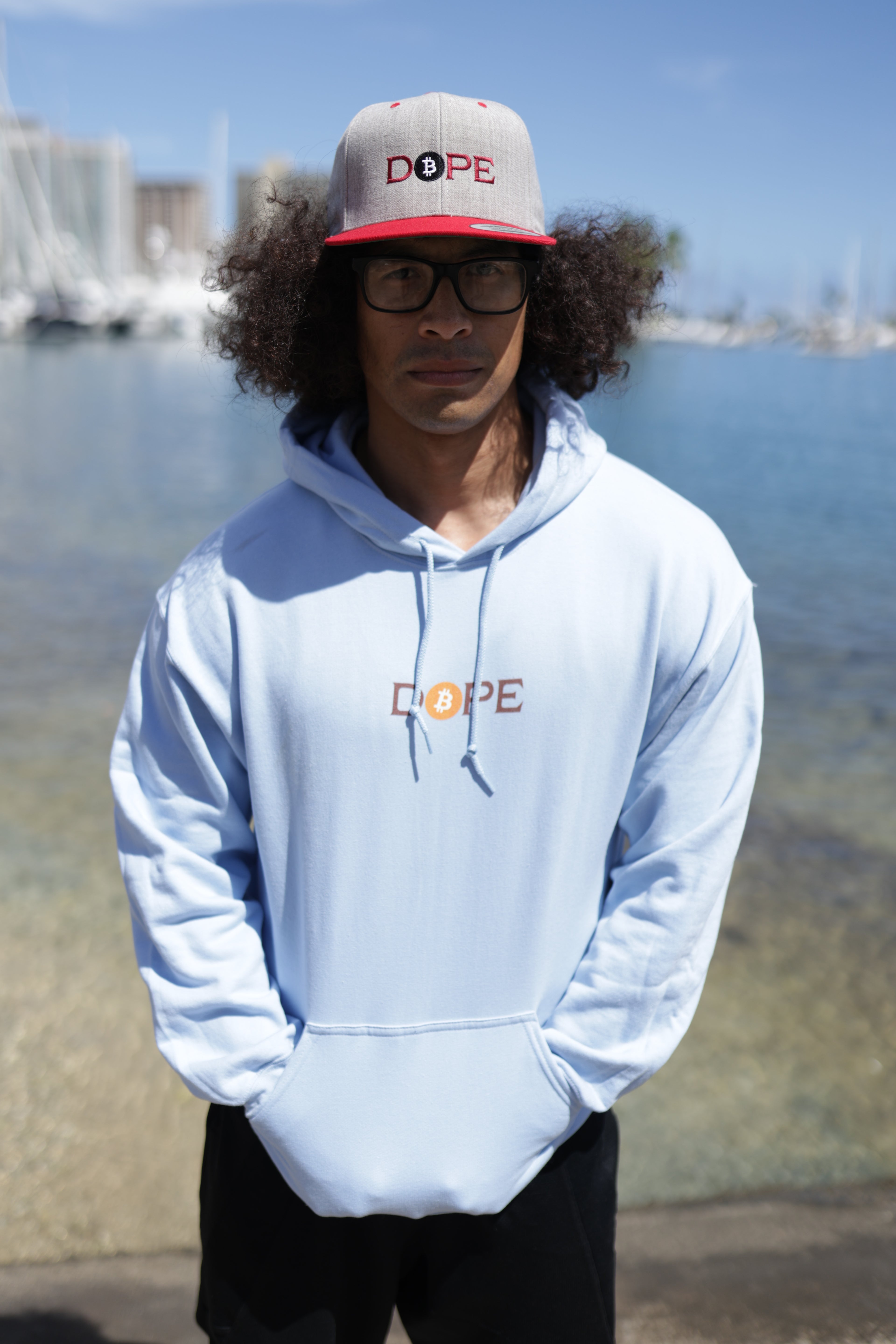 Bitcoin Is Dope D₿pe Genesis Snapback Hat Heathers + Red Edition