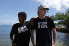 Bitcoin Is Dope D₿pe Genesis Snapback Hat Heathers + Navy Edition