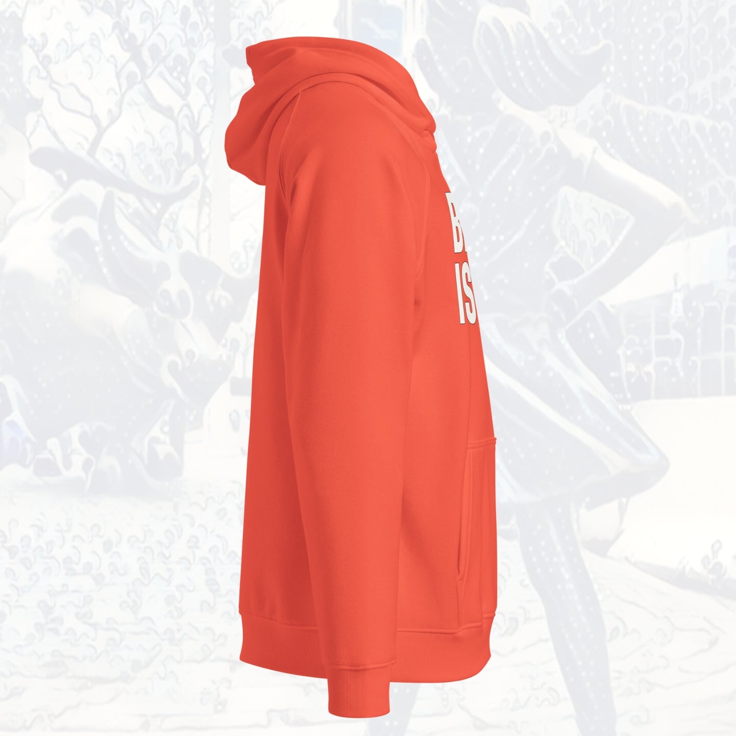 Bitcoin Is Dope Genesis HODLers Premium Hoodie Bitcoin Freedom Orange Edition