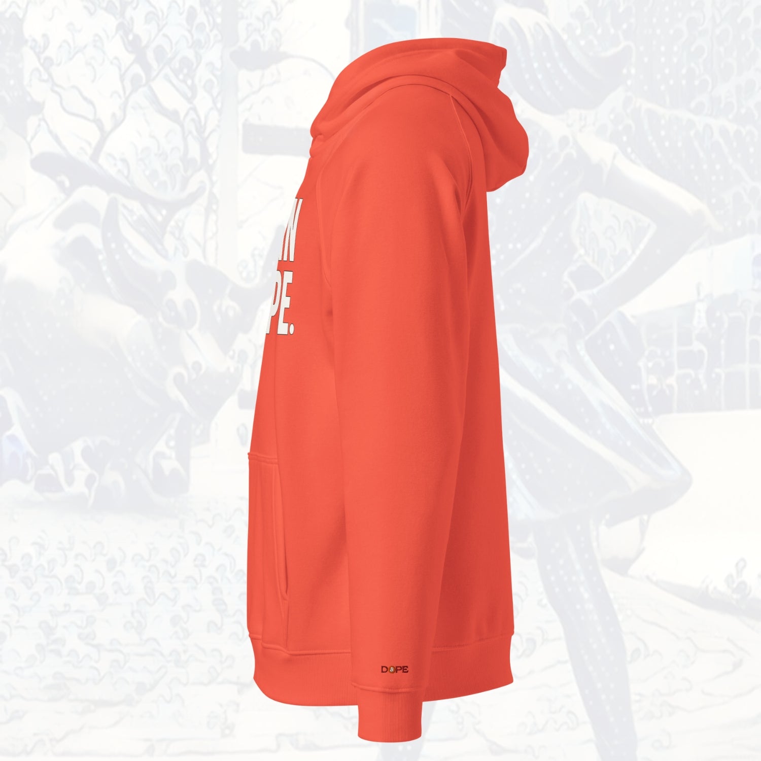 Bitcoin Is Dope Genesis HODLers Premium Hoodie Bitcoin Freedom Orange Edition