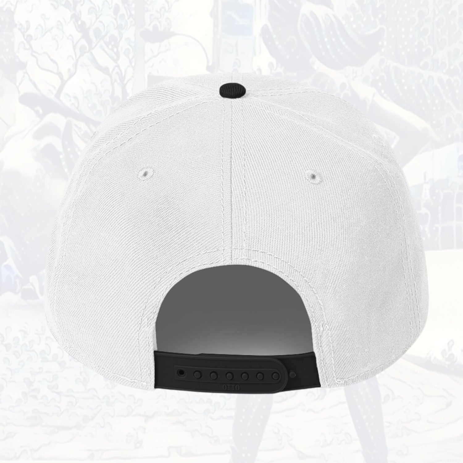 Bitcoin Is Dope Genesis Snapback Hat White + Black Edition