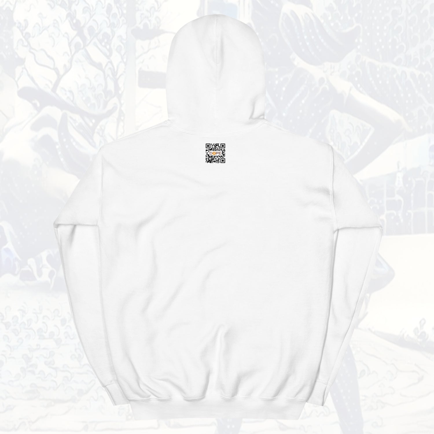 Bitcoin Is Dope D₿pe Genesis Hoodie White Edition