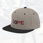 Bitcoin Is Dope D₿pe Genesis Snapback Hat Heathers + Black Edition