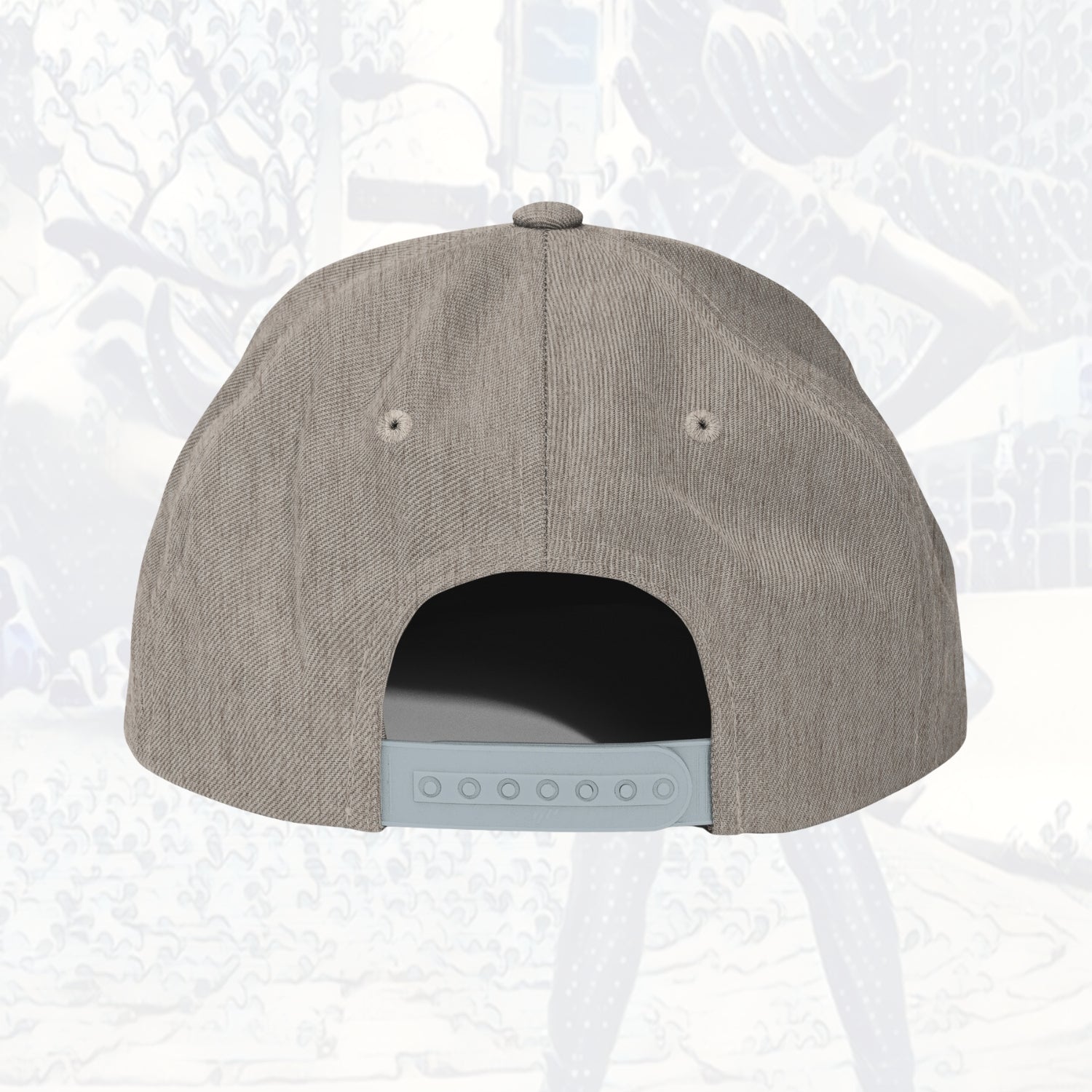 Bitcoin Is Dope D₿pe Genesis Snapback Hat All Heathers Edition