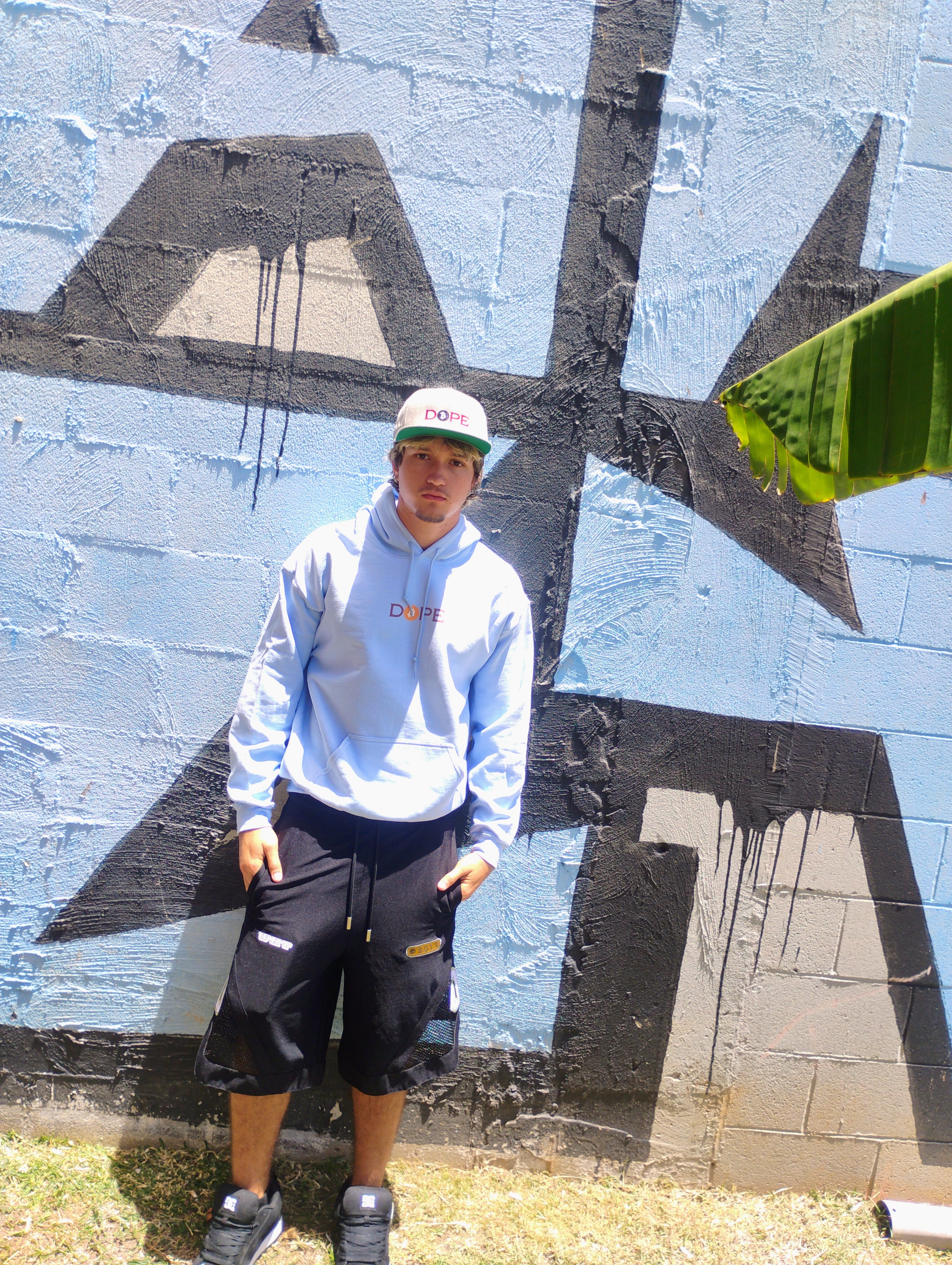Bitcoin is Dope Genesis D₿PE Hoodie Light Blue Edition