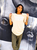 Bitcoin is Dope Genesis Dr₿p Premium Tee Shirt Bitcoin Freedom Beige Sand Edition 100% cotton