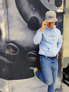 Bitcoin is Dope Genesis D₿PE Hoodie Light Blue Edition