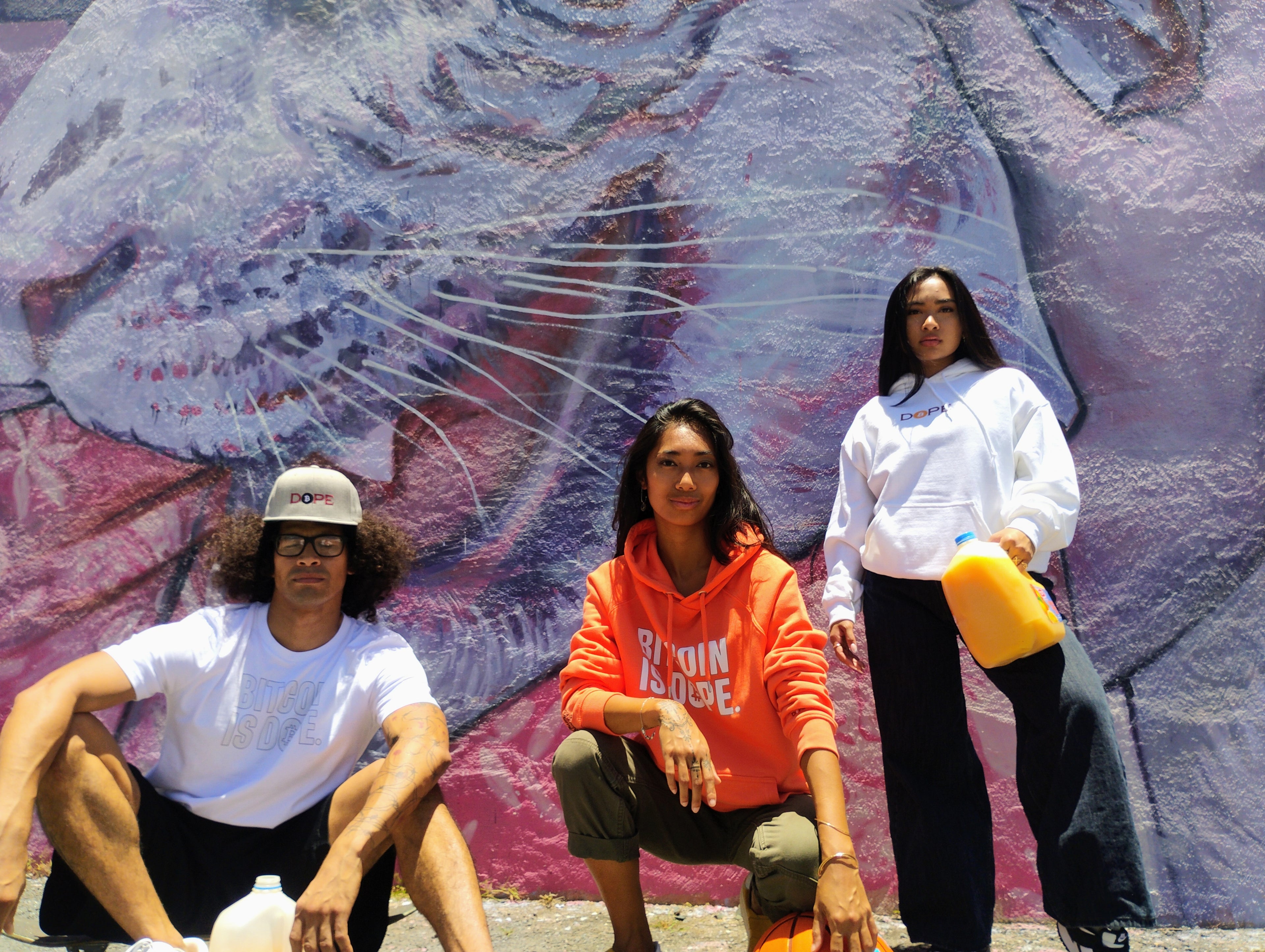 Bitcoin Is Dope Genesis HODLers Premium Hoodie Bitcoin Freedom Orange Edition