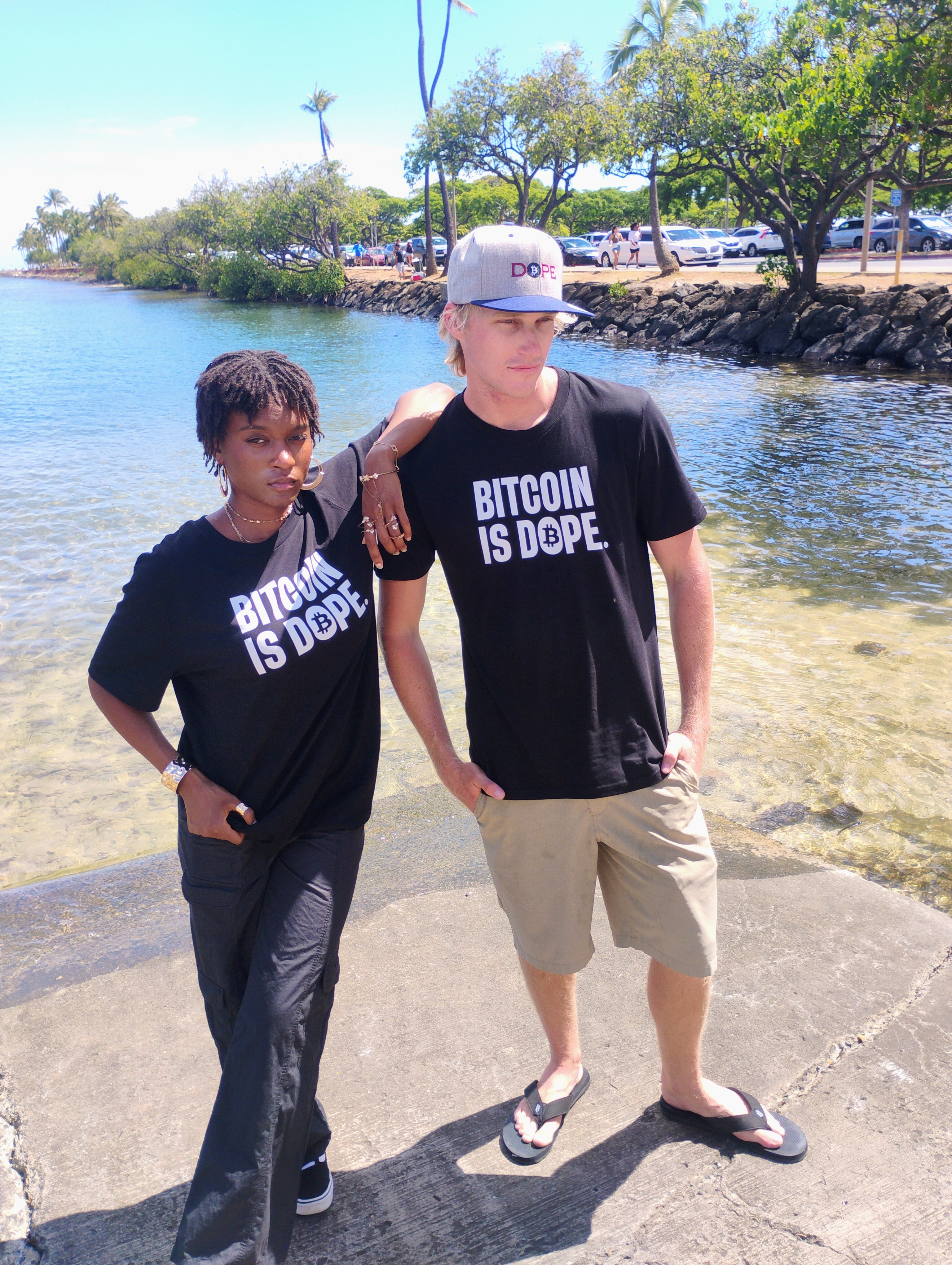 Bitcoin is Dope Genesis Dr₿p Premium Tee Shirt Bitcoin Freedom Black Edition 100% cotton